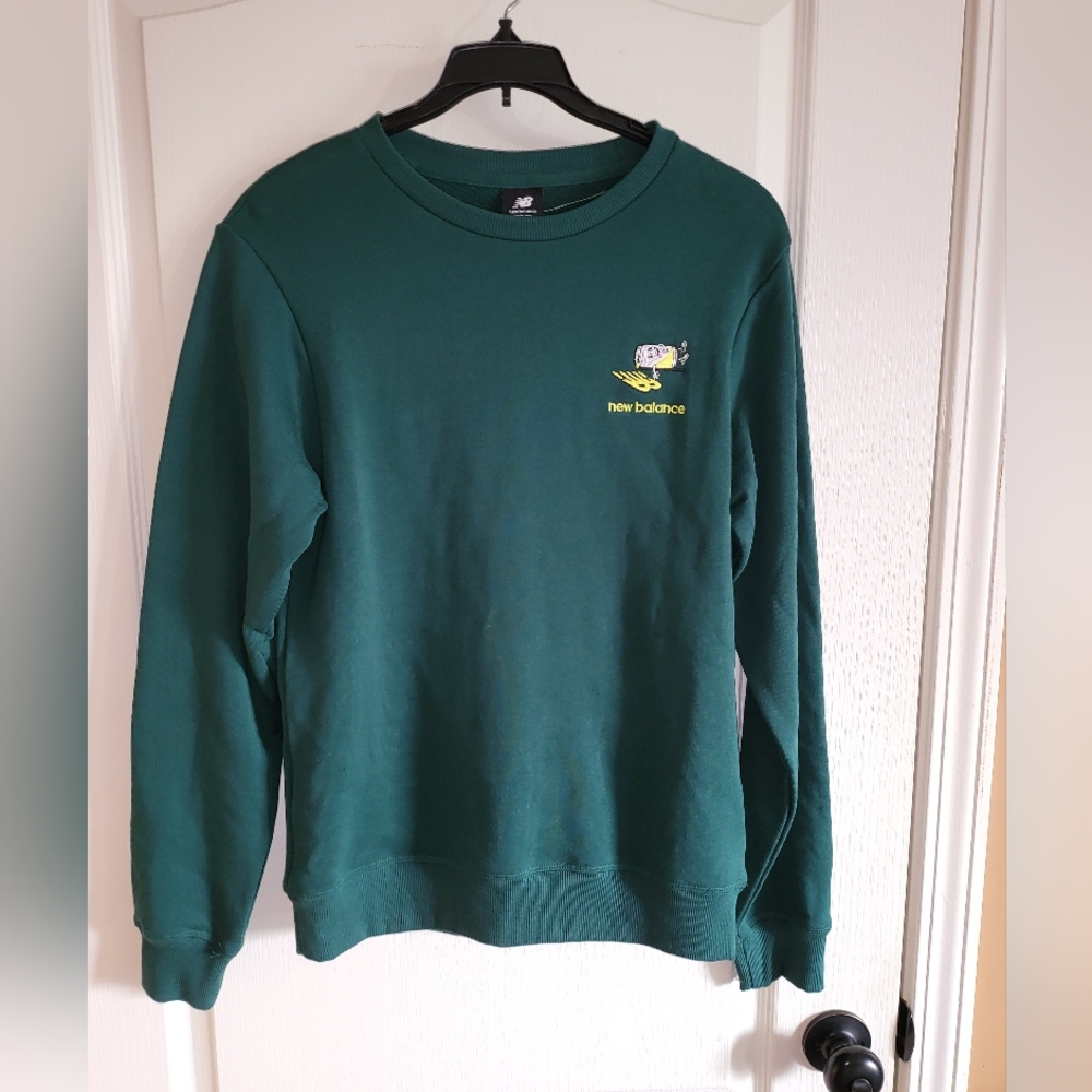 New Balance Sweatshirt, Size Small, Green